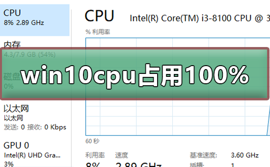 win10系统cpu占用100%