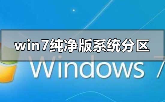 win7纯净版系统怎么分区