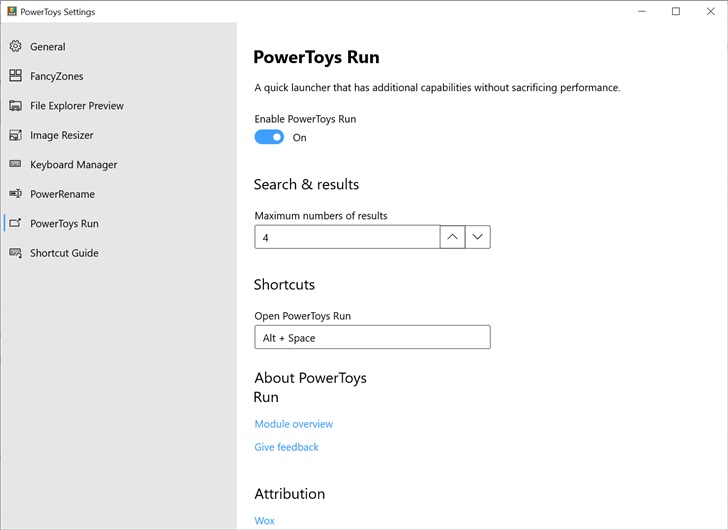 微软发布全新键盘管理器和PowerToys Run 可替代Win+R