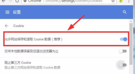 谷歌浏览器cookie设置开启方法介绍