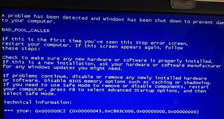 0x000000c2蓝屏解决方法