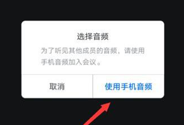 腾讯会议连接音频意思介绍